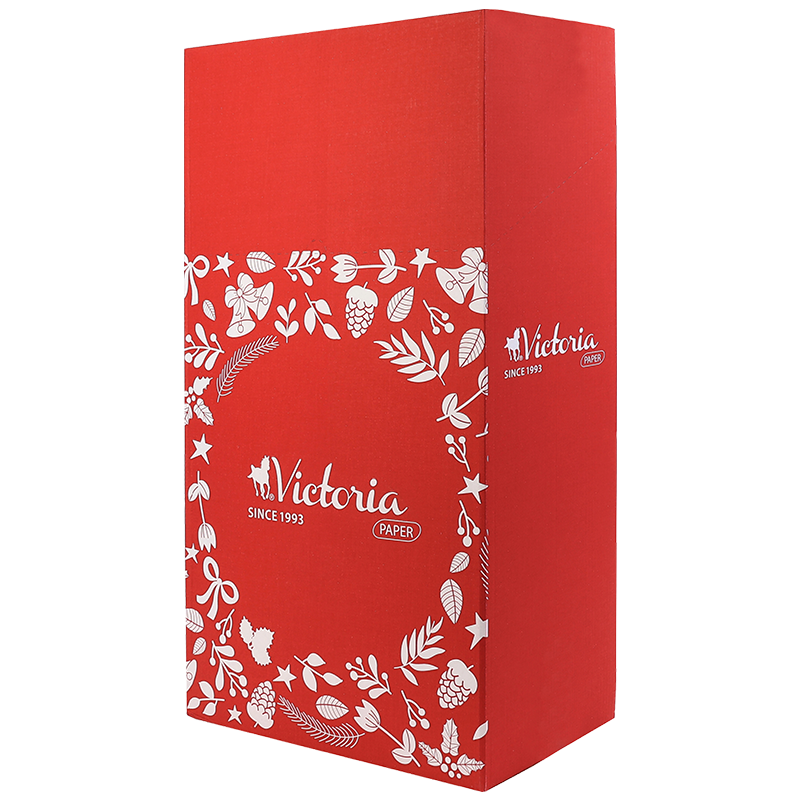 Baliaci papier, v hárkoch, 70x200 cm, 60 kotúčov, mix vianočných vzorov, VICTORIA PAPER