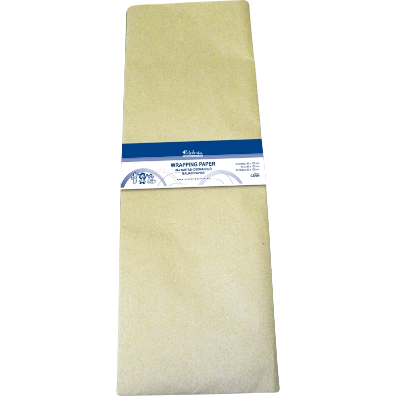 Háztartási csomagolópapír, íves, 80x120 cm, 10 ív, VICTORIA FACILITY
