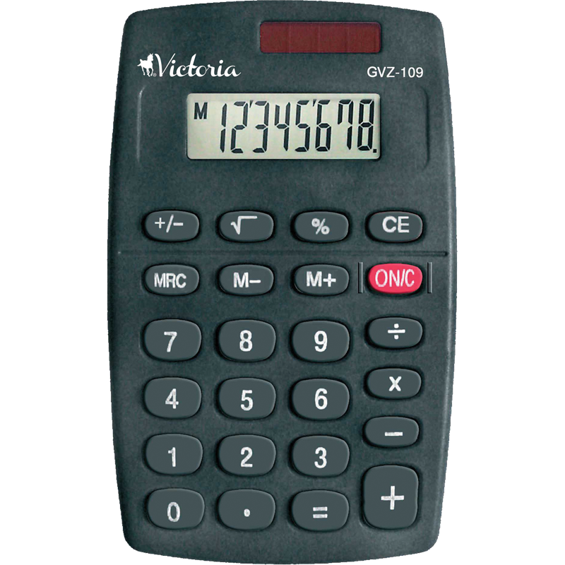 Zsebszámológép, 8 számjegy, VICTORIA OFFICE, "GVZ-109"