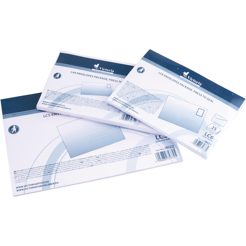 Borítékcsomag, LA4, öntapadó, VICTORIA PAPER