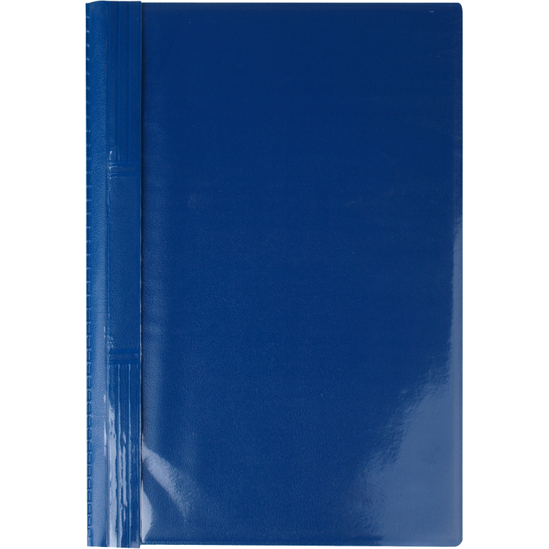 Gyorsfűző, kemény hátlappal, PVC, A4, VICTORIA OFFICE, kék