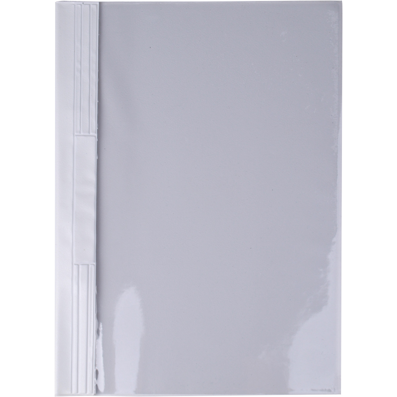 Gyorsfűző, kemény hátlappal, PVC, A4, VICTORIA OFFICE, fehér