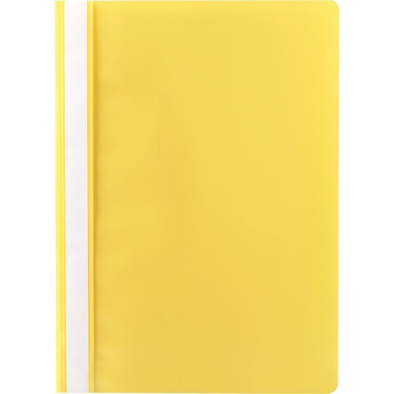 Gyorsfűző, PP, A4, VICTORIA OFFICE, citromsárga