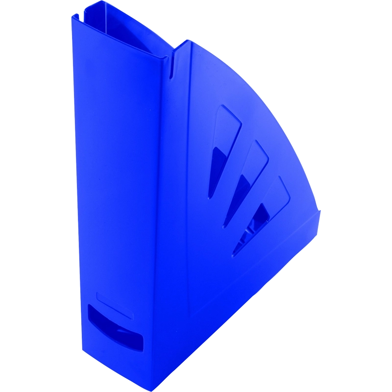 Iratpapucs, műanyag, 75 mm, VICTORIA OFFICE, kék