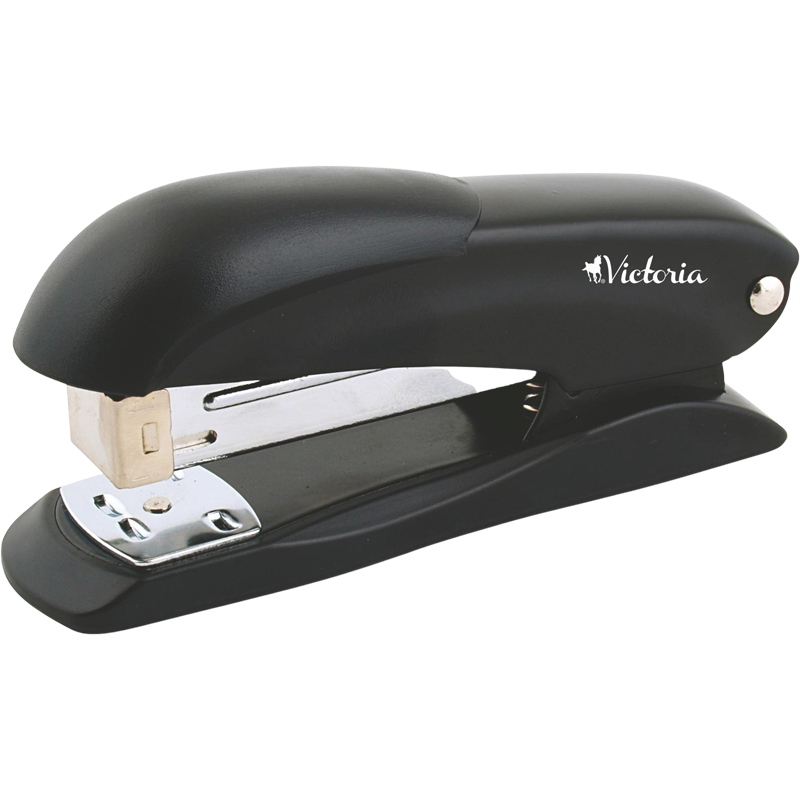 Stapler, 24/6, 25 sheets, VICTORIA OFFICE "Half-Strip", black