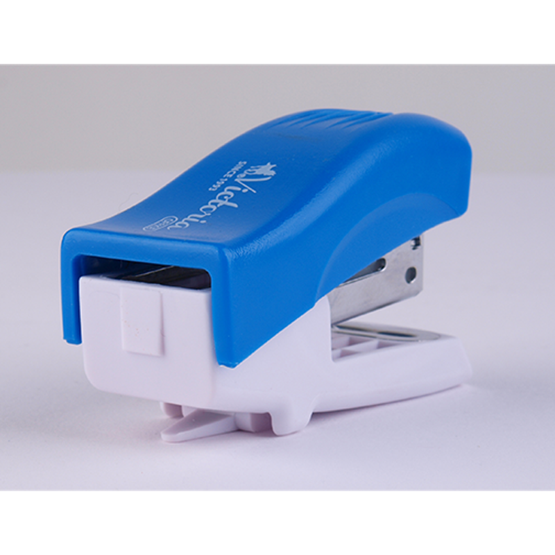 Tűzőgép, 24/6, 26/6, 12 lap, VICTORIA OFFICE, "Mini", kék