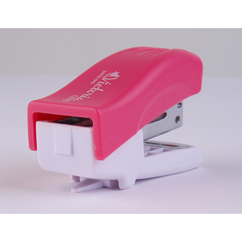 Tűzőgép, 24/6, 26/6, 12 lap, VICTORIA OFFICE, "Mini", rózsaszín