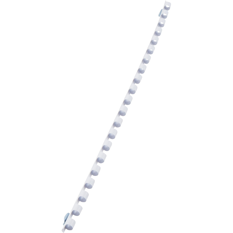 Spirál, műanyag, 6 mm, 10-20 lap, VICTORIA OFFICE, fehér