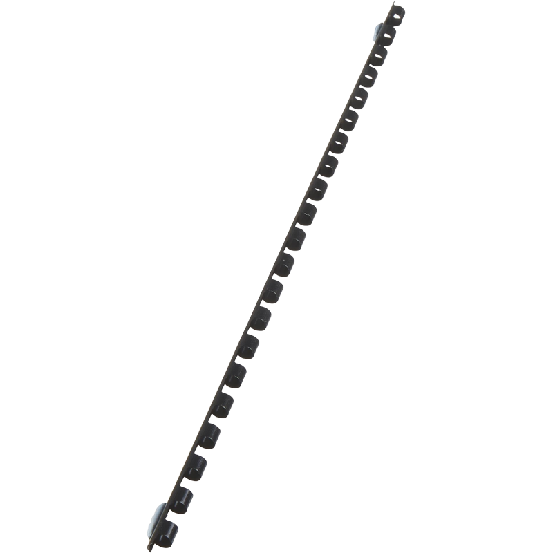 Spirál, műanyag, 6 mm, 10-20 lap, VICTORIA OFFICE, fekete