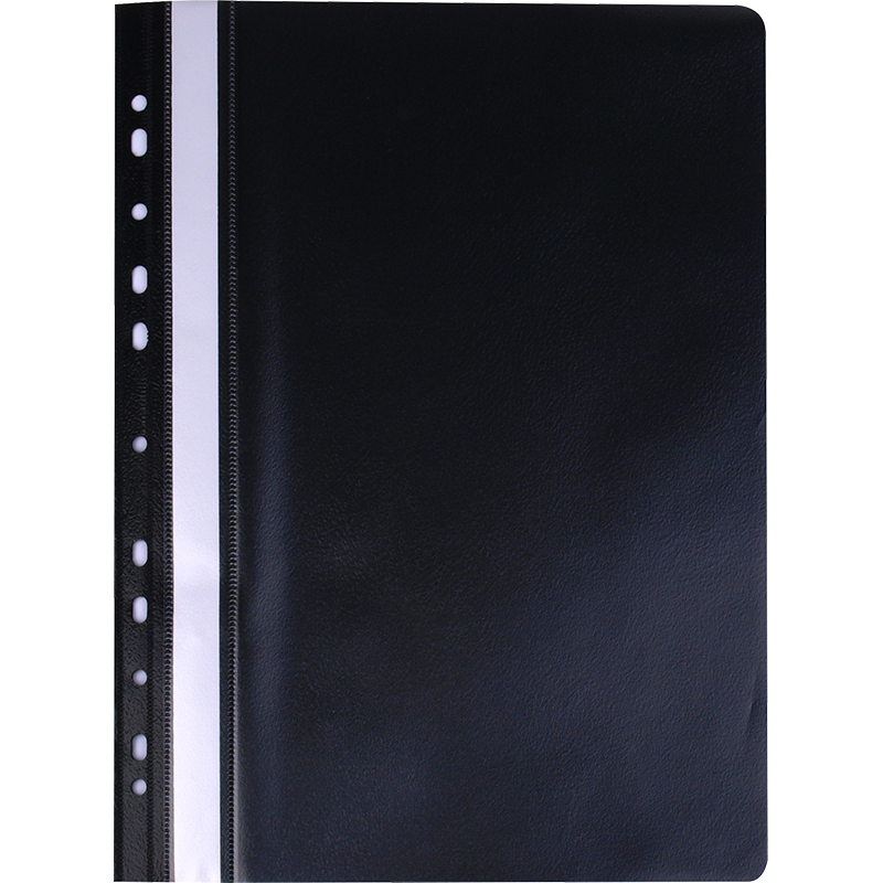 Quick binder with europerforation, PP, A4, VICTORIA OFFICE, black