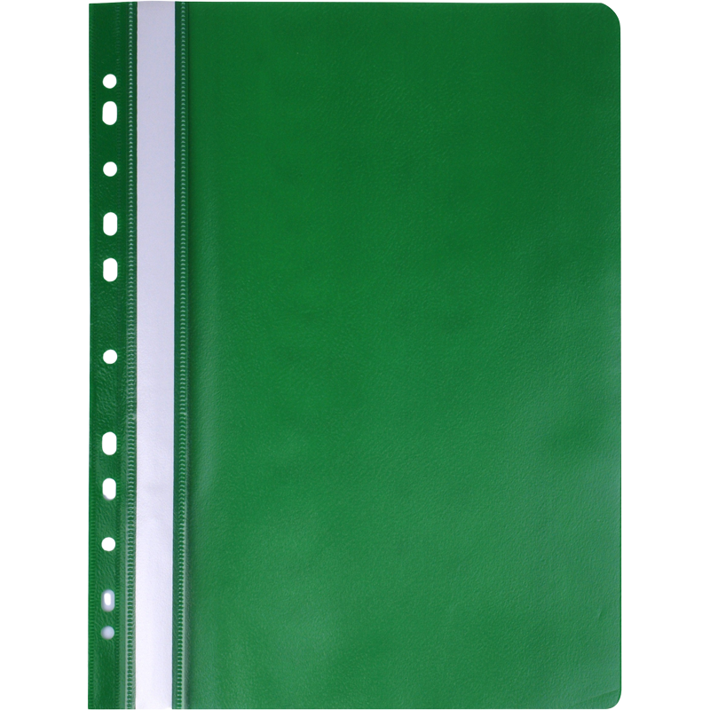 Quick binder with europerforation, PP, A4, VICTORIA OFFICE, green