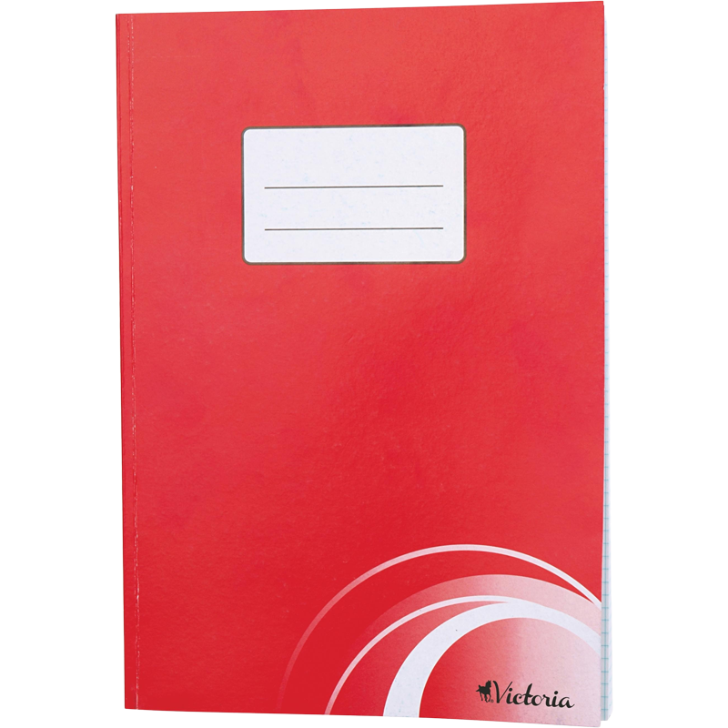 Notebook, A4, squered, 100 sheets, soft cover, VICTORIA PAPER