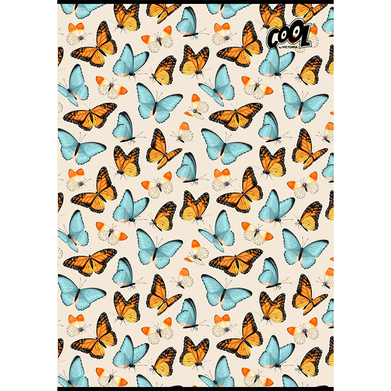 Füzet, tűzött, A4, sima, 80 lap, COOL BY VICTORIA "Ornamentica"