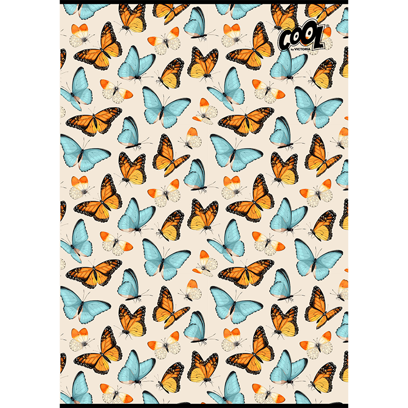 Füzet, tűzött, A4, sima, 80 lap, COOL BY VICTORIA "Ornamentica"