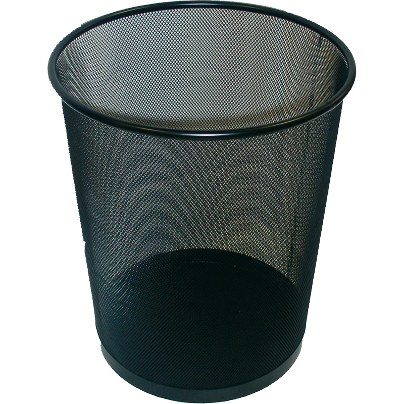Odpadkový kôš, drôtený, VICTORIA OFFICE, čierna