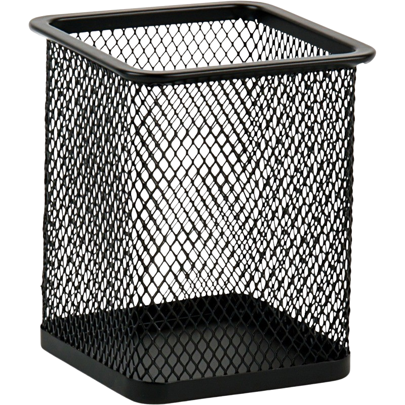 Stojan na písacie potreby, hranatý, VICTORIA OFFICE, čierny