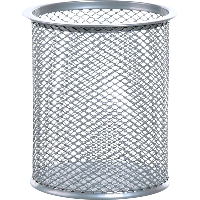 Stojan na písacie potreby, drôtený, VICTORIA OFFICE, strieborná