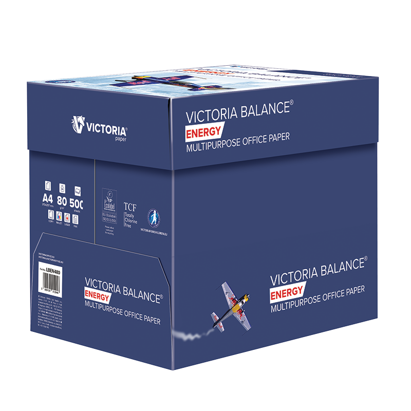Fotokopirni papir, A4, 80 g, VICTORIA PAPER "Balance Energy" 