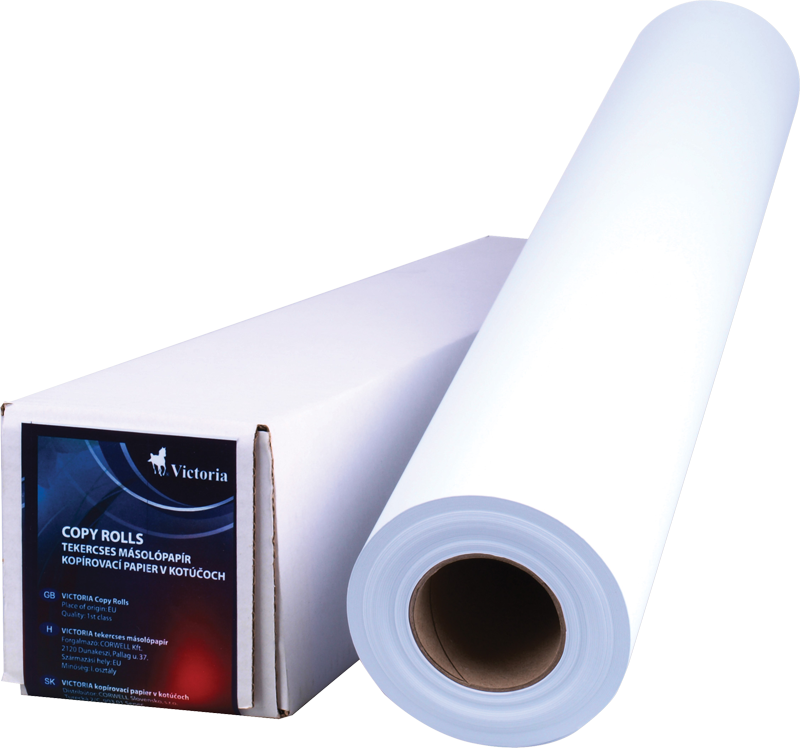 Copypaper, roll, A0+, 914 mm x 50 m x 50 mm, 80 g, VICTORIA PAPER