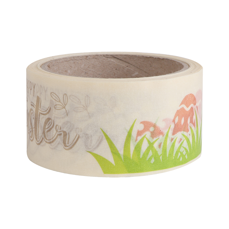 Csomagolószalag, papír, 50 mm x 20 m, VICTORIA FACILITY, húsvéti minta
