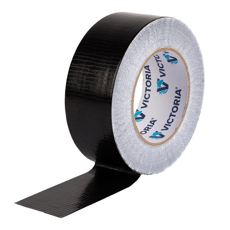 Ragasztószalag, 48mm x 50m,  szálerősített, szupererős, VICTORIA FACILITY, fekete