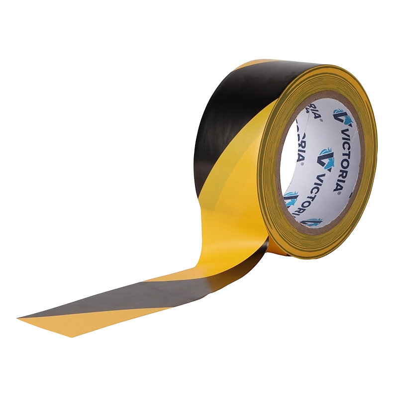 Padlójelölő szalag, 48 mm x 33 m, VICTORIA FACILITY, fekete-sárga