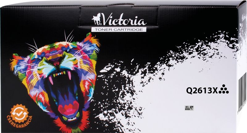 Q2613X Lézertoner LaserJet 1300 nyomtatóhoz, VICTORIA TECHNOLOGY 13X, fekete, 4k