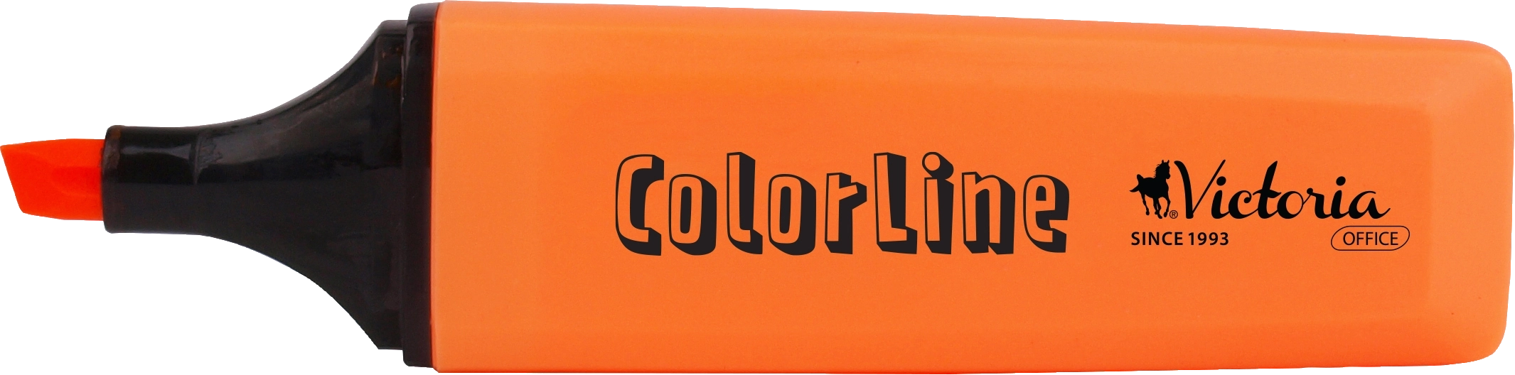 Szövegkiemelő, 1-5 mm, VICTORIA OFFICE, "ColorLine", narancssárga