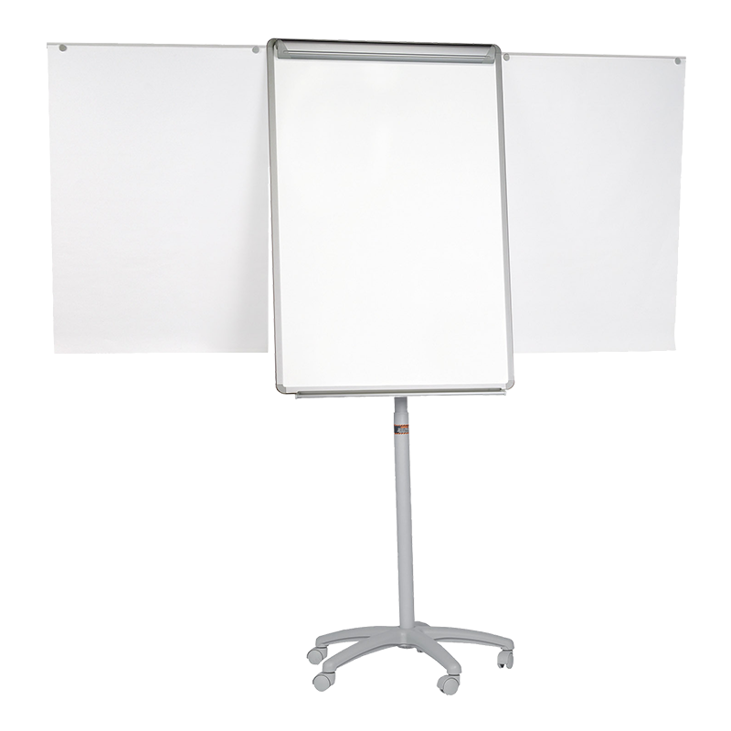 Flipchart easel, magnetic surface, 70x100 cm, 2  arms, mobile, VICTORIA VISUAL