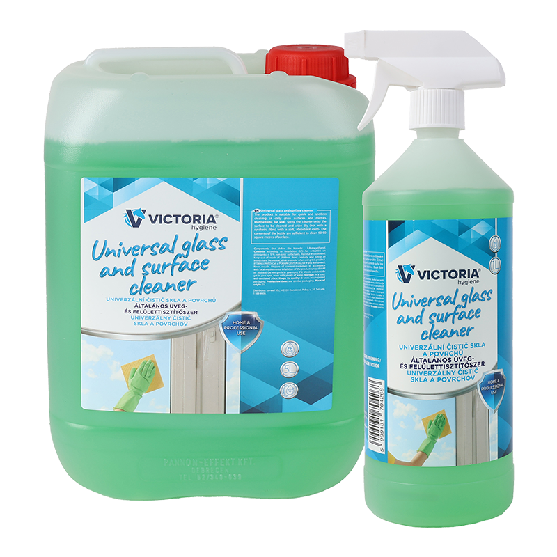 Általános üveg- és felülettisztítószer, 5 l, VICTORIA HYGIENE