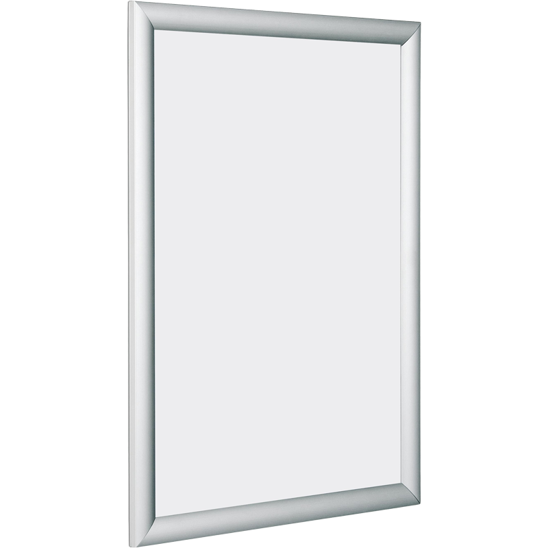 Posztertábla, fali, A4 méret (210x297 mm), alumínium keret, VICTORIA VISUAL "Snap"