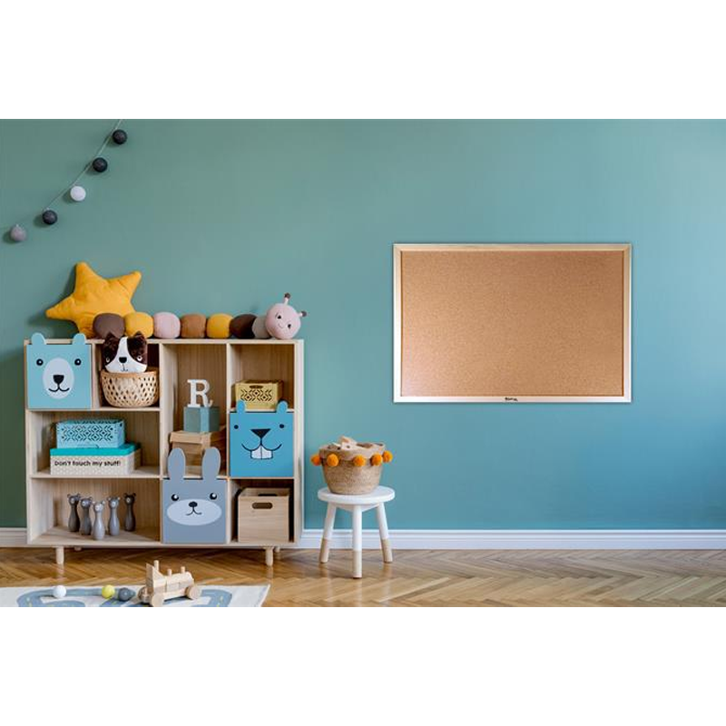 Parafatábla, 60x90 cm, fa keret, VICTORIA VISUAL