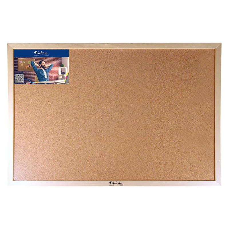 Parafatábla, 60x90 cm, fa keret, VICTORIA VISUAL