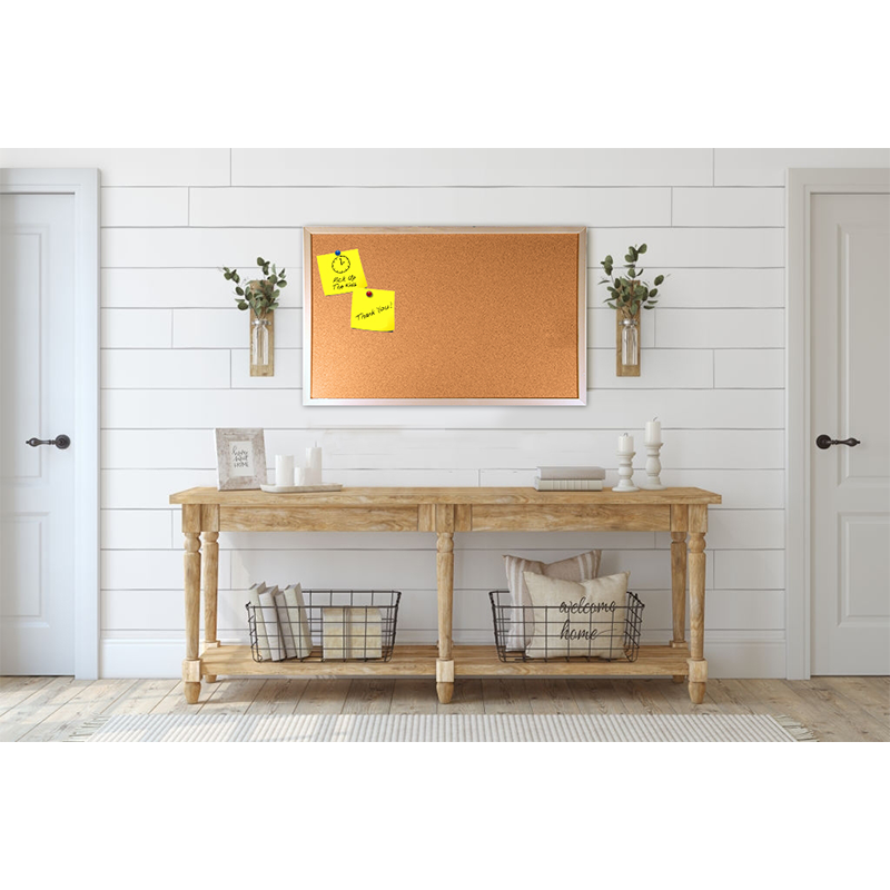 Cork board, 60x100 cm, wooden frame, VICTORIA VISUAL