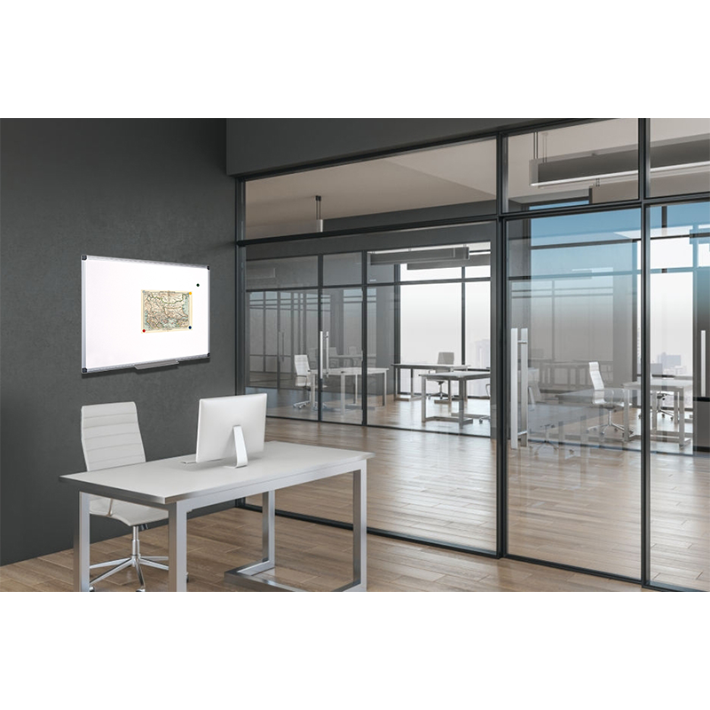 Whiteboard, magnetic, 120x180 cm, aluminum frame, VICTORIA VISUAL