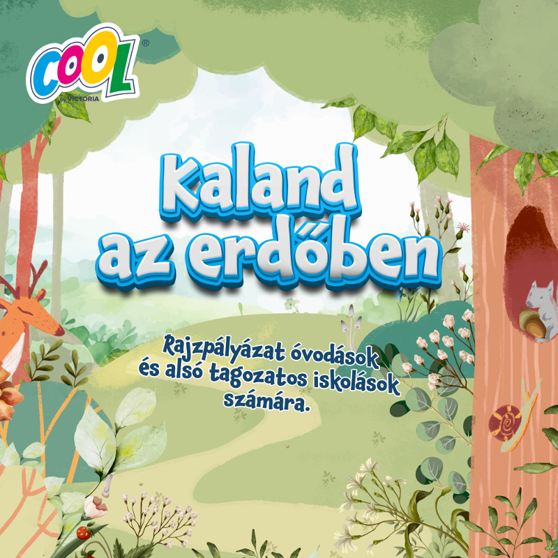 Sikeresen zárult a COOL by Victoria "Kaland az erdőben" rajpályázata