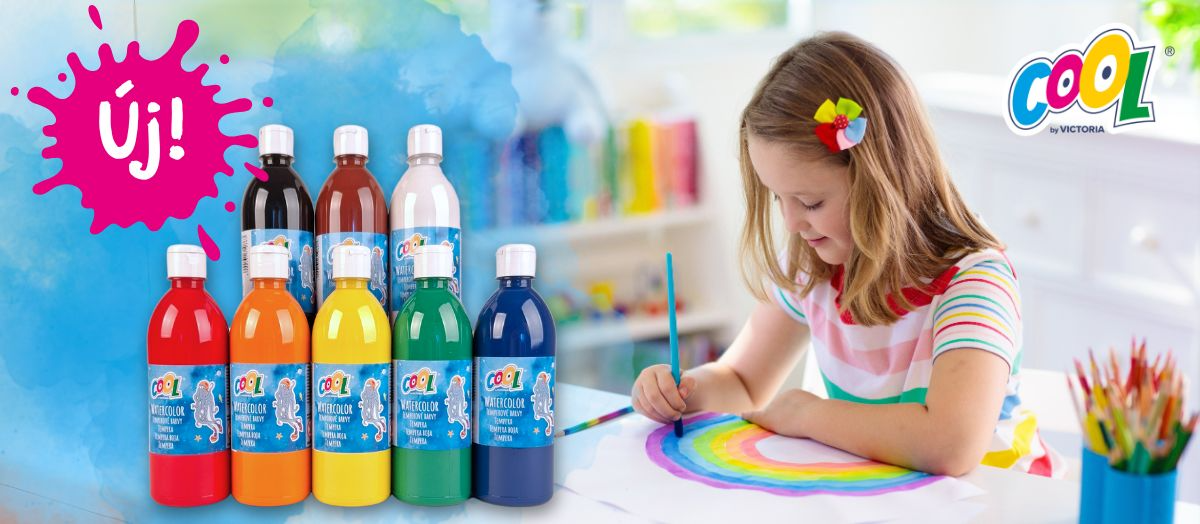 Újdonság! Flakonos tempera – kreativitás nagyban