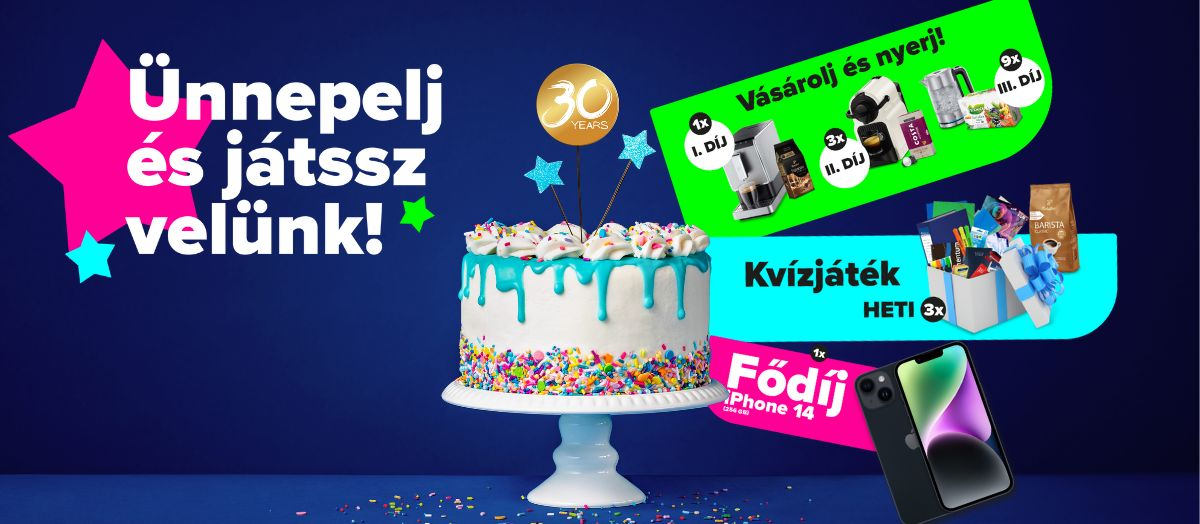 Véget ért születésnapi promóciónk!