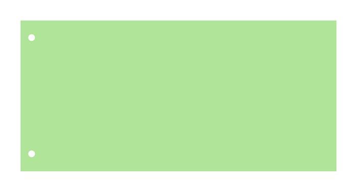 Elválasztócsík, karton, VICTORIA OFFICE, zöld