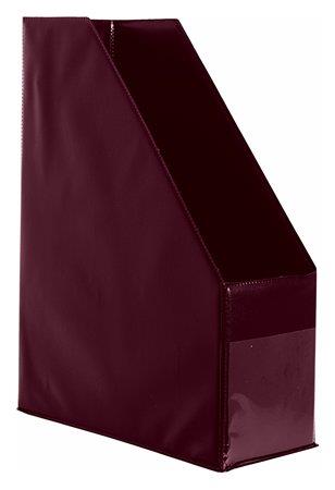Magazine file, PVC, 95 mm, VICTORIA OFFICE,  wine-red