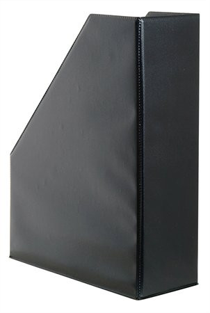 Magazine file, PVC, 95 mm, VICTORIA OFFICE,  black