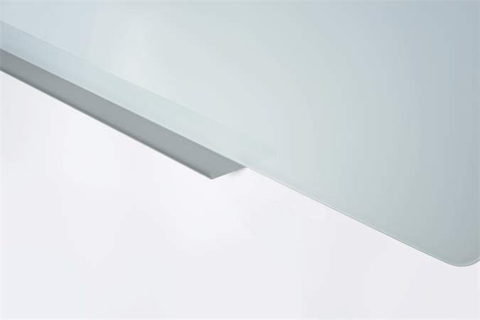 Mágneses üvegtábla, 150x120 cm, VICTORIA VISUAL, fehér
